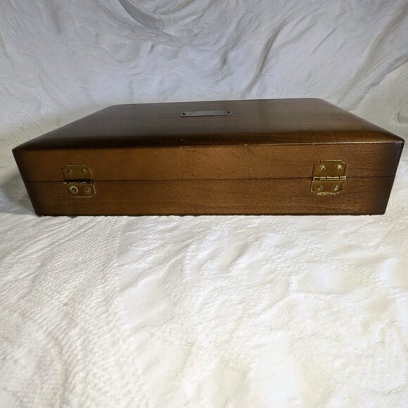 Naken’s Tarnish Proof Silverware Chest Flatware Case Box - Picture 7 of 12